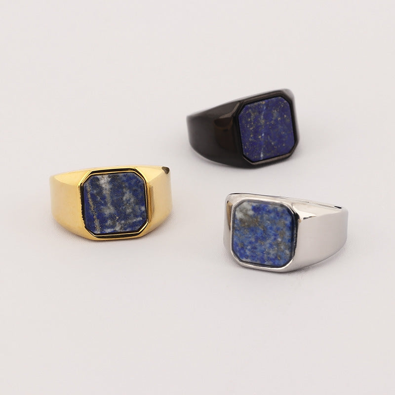 Bold and retro amber stone jewelry