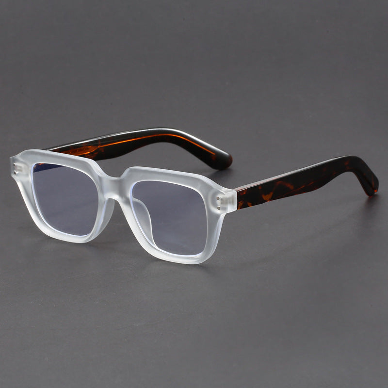 Thick Rectangular Eyeglass Frames for Wider Faces