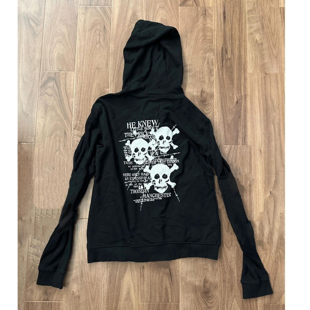 Y2K Unicorn Retro Print Rock-Style Zip-Up Jacket