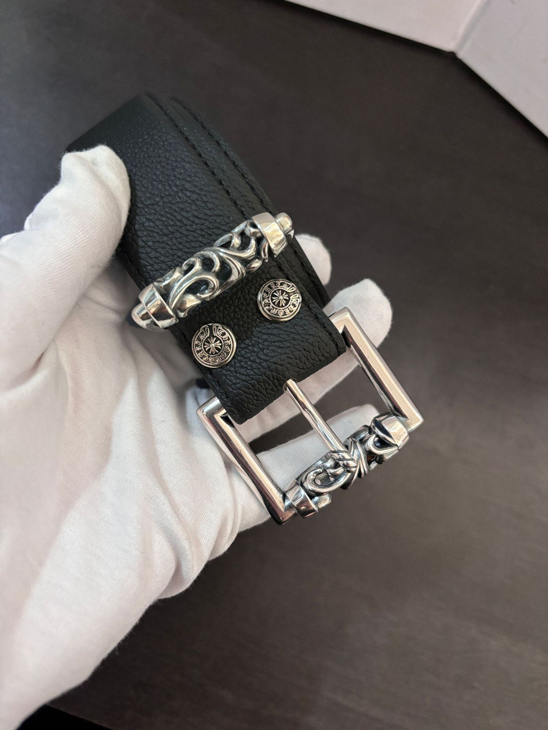 Chrome Hearts Retro Cross Buckle Belt