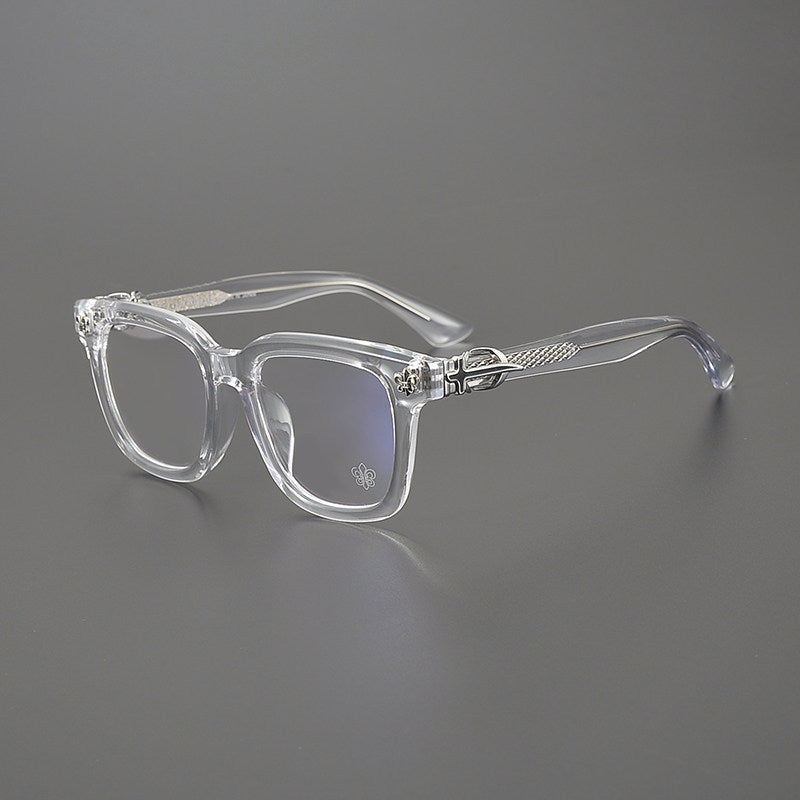 Chrome Hearts large frame clear lens glasses