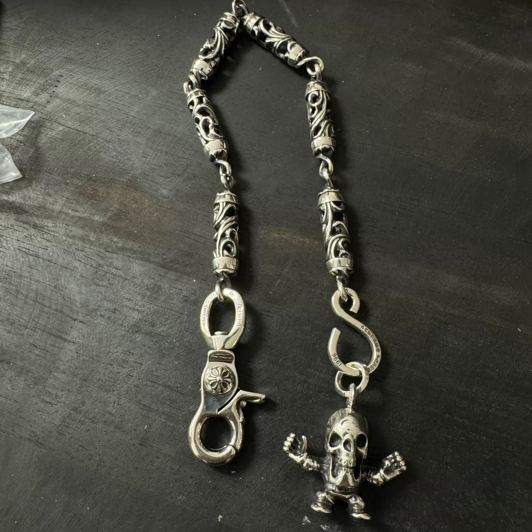 Chrome Hearts hollowed-out vine lobster buckle trouser chain