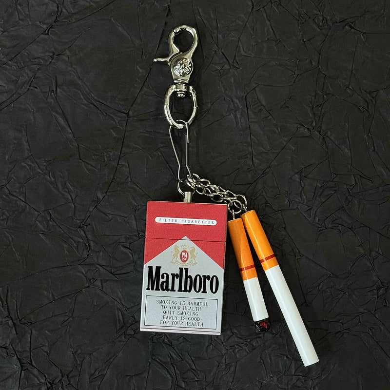 Portable Ashtray Waist Accessory, Cigarette Keychain Bag Charm