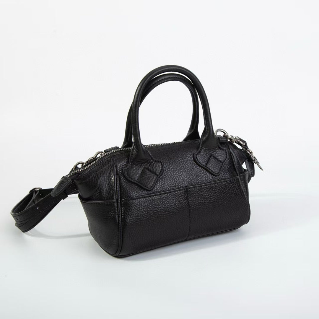 Chrome Hearts bowling tote bag, genuine leather.