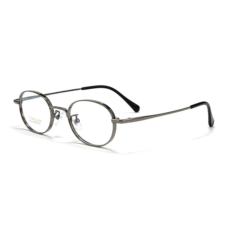 Wide-rim Oval Full-rim Small Frame Glasses