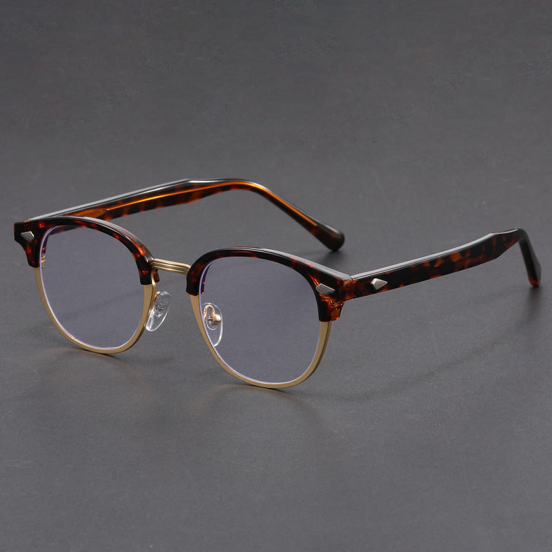 Retro eyebrow-line frame glasses