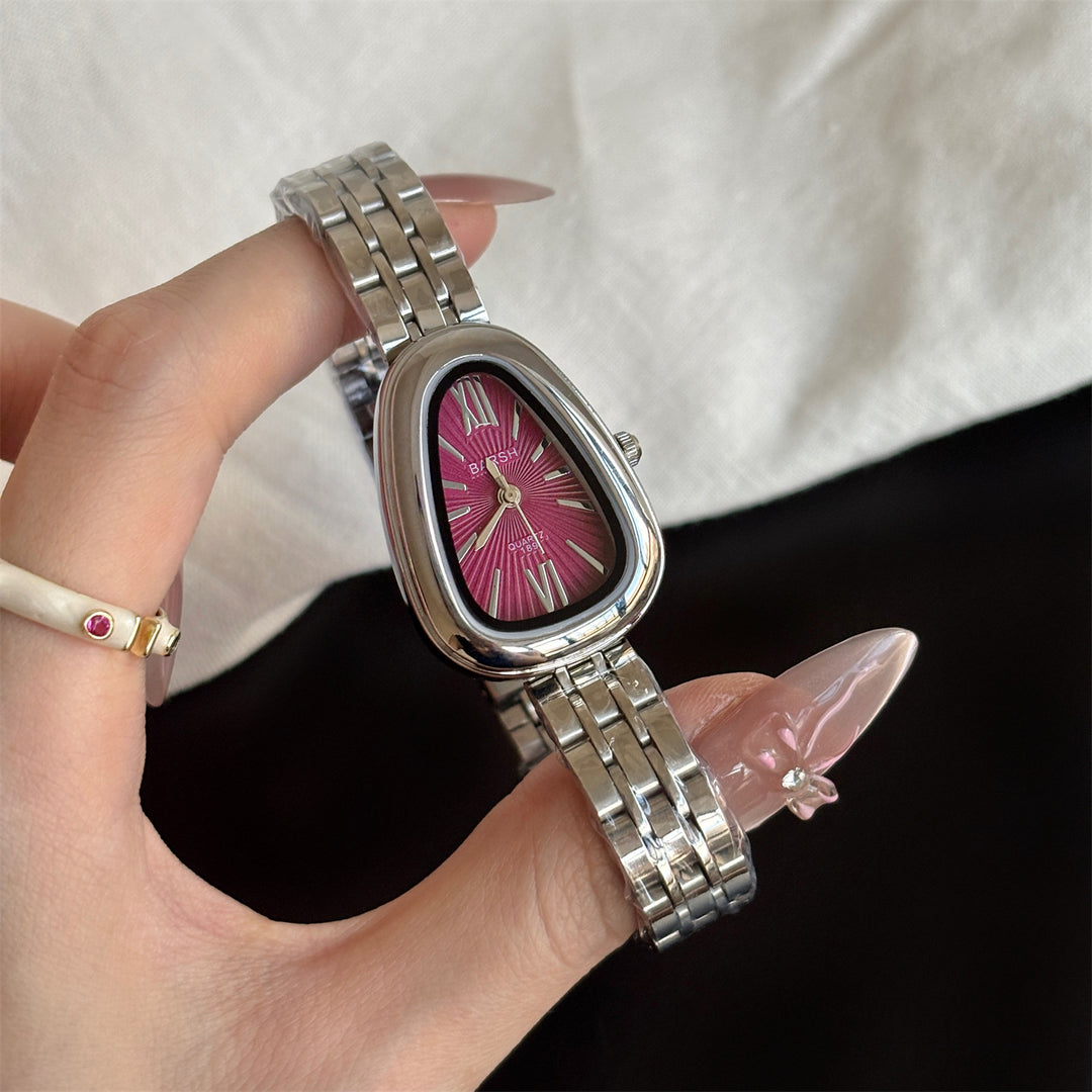 Snake-Head Steel-Band Quartz Watch