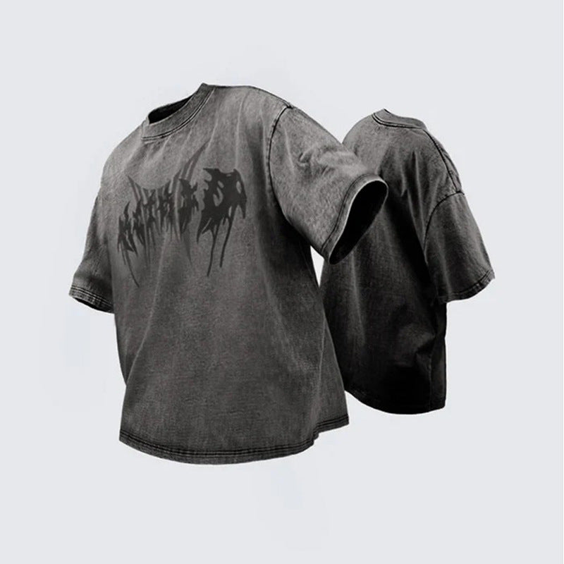 Printed Pure Cotton Short-Sleeve T-Shirt