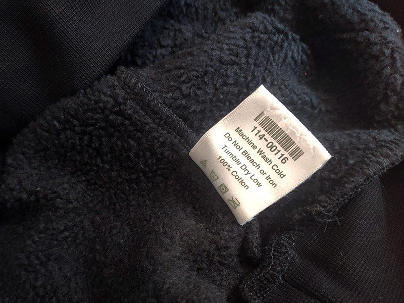 Sp5der fleece-lined hoodie with spiderweb print.