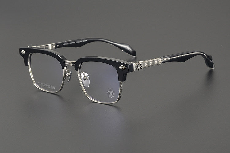 Chrome Hearts Hand-Carved Business Eyeglasses