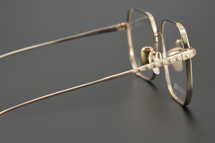 Chrome Hearts pure titanium glasses with cross carved frames