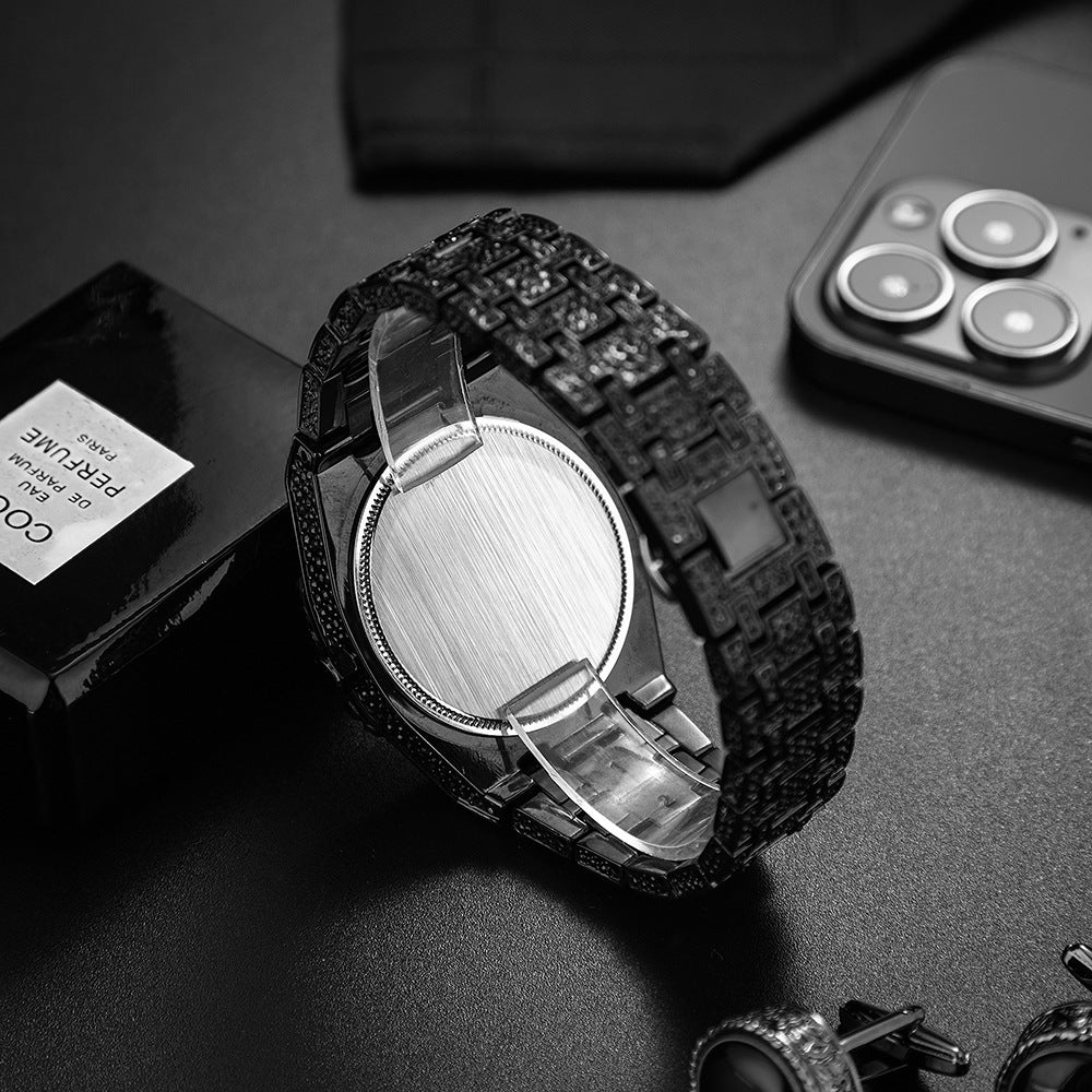 "Starry Sky" Diamond-Set Men's Quartz Watch