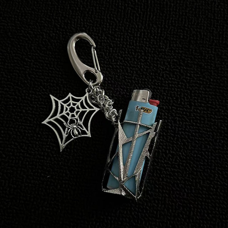 Creative Lighter Case Punk Y2K Street Keychain