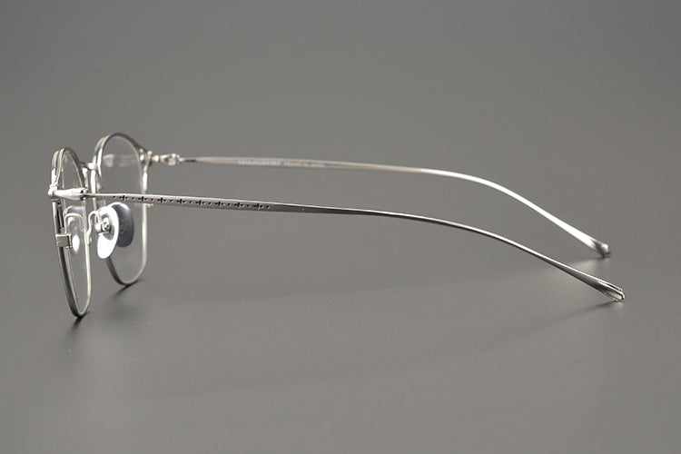 Handmade minimalist pure titanium fashion glasses