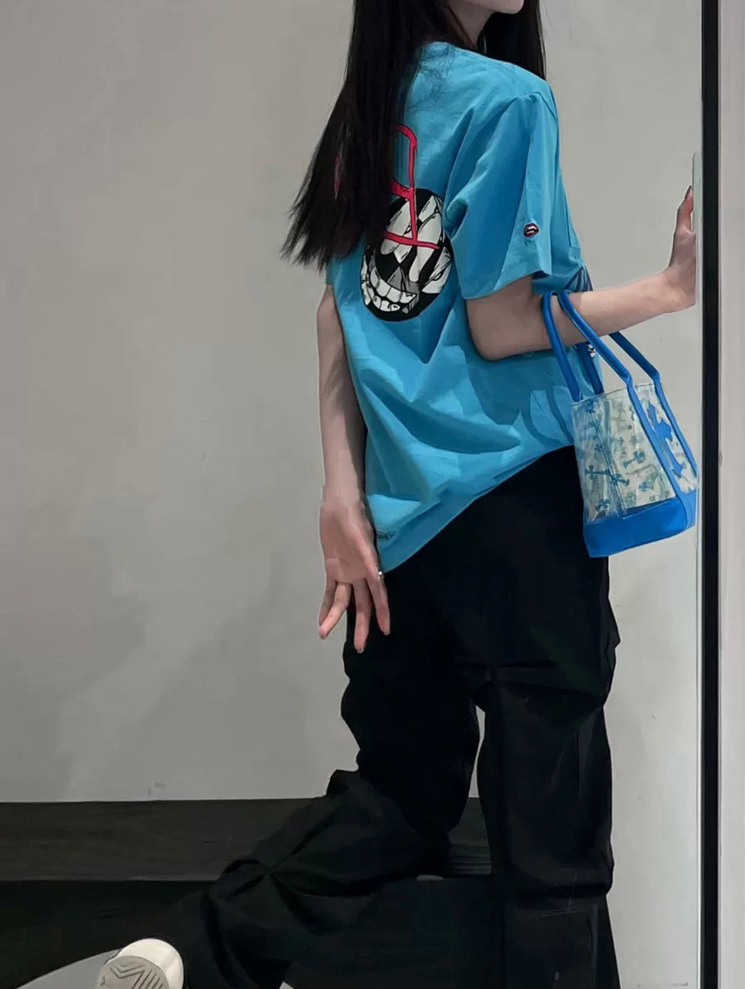 Chrome Hearts Blue Short-Sleeve T-Shirt