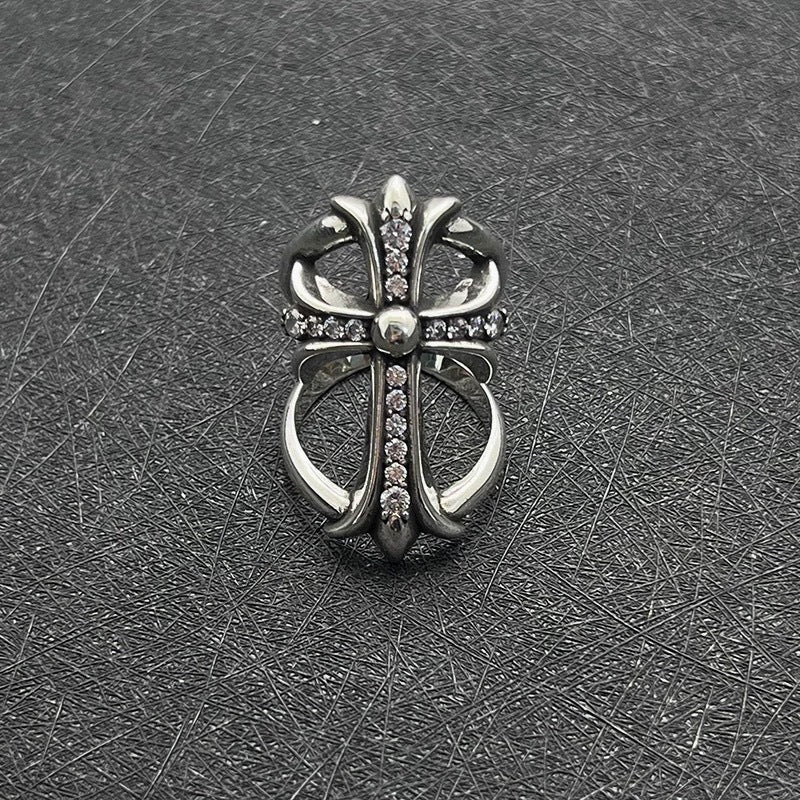 Chrome Hearts 925 Silver Openwork Ring
