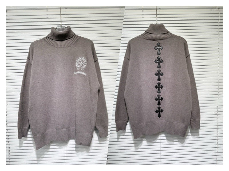 Chrome hearts cotton cross knitted sweater cardigan
