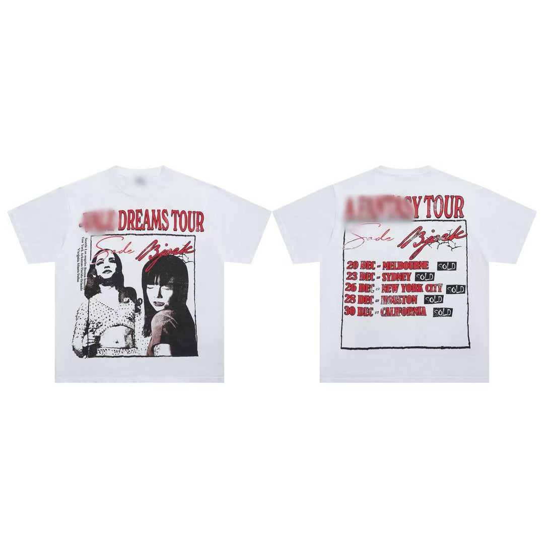 VAL Washed and Distressed Streetwear T-Shirt