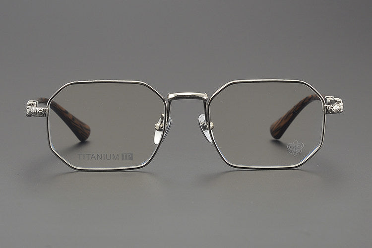 Chrome Hearts Polygonal Handcrafted Titanium Eyeglasses