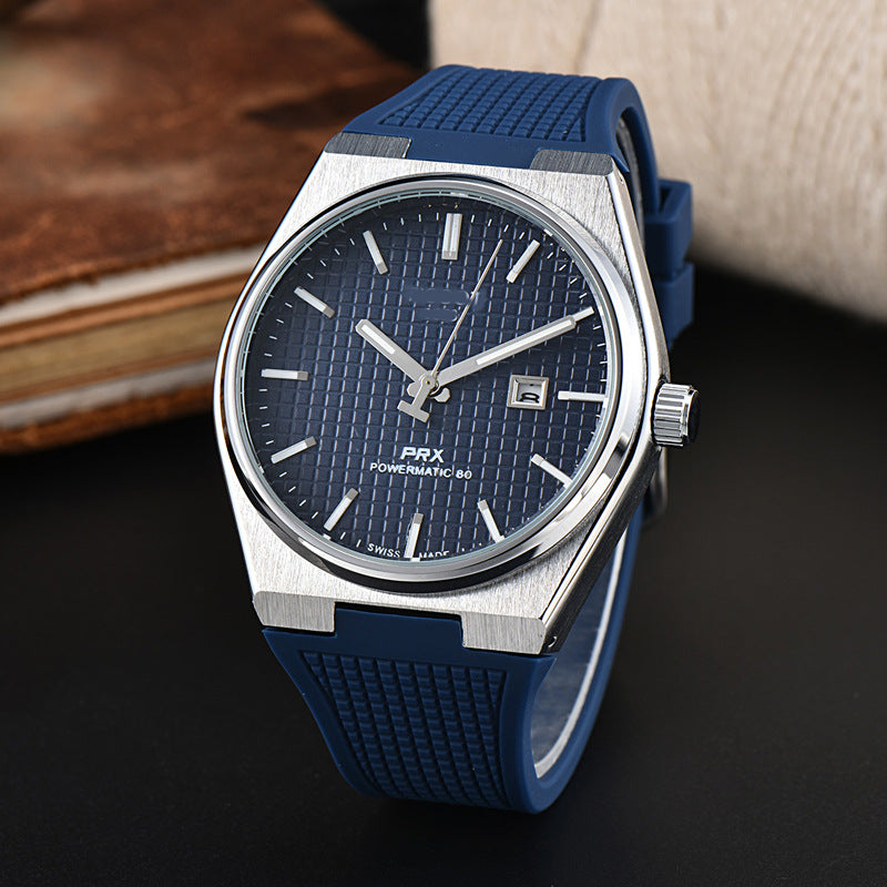Simple and Generous Checkered Dial Colorful Watch