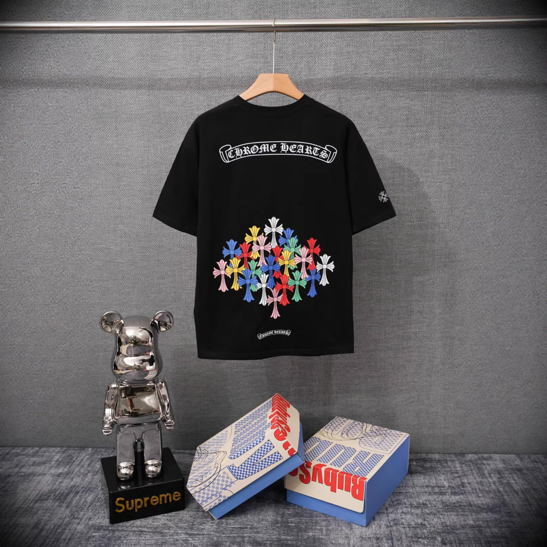 Chrome Hearts Summer Printed Short-Sleeve T-Shirt