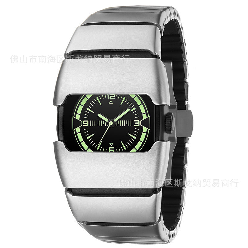 Y2K Futuristic Retro LED Digital Watch