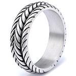 Nordic Stainless Steel Skull Ring Gothic Dark Aesthetic
