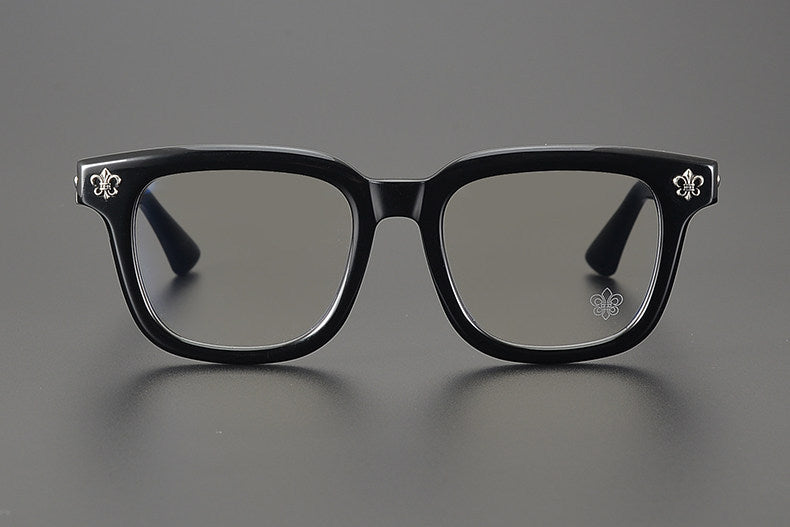 Chrome Hearts large frame clear lens glasses