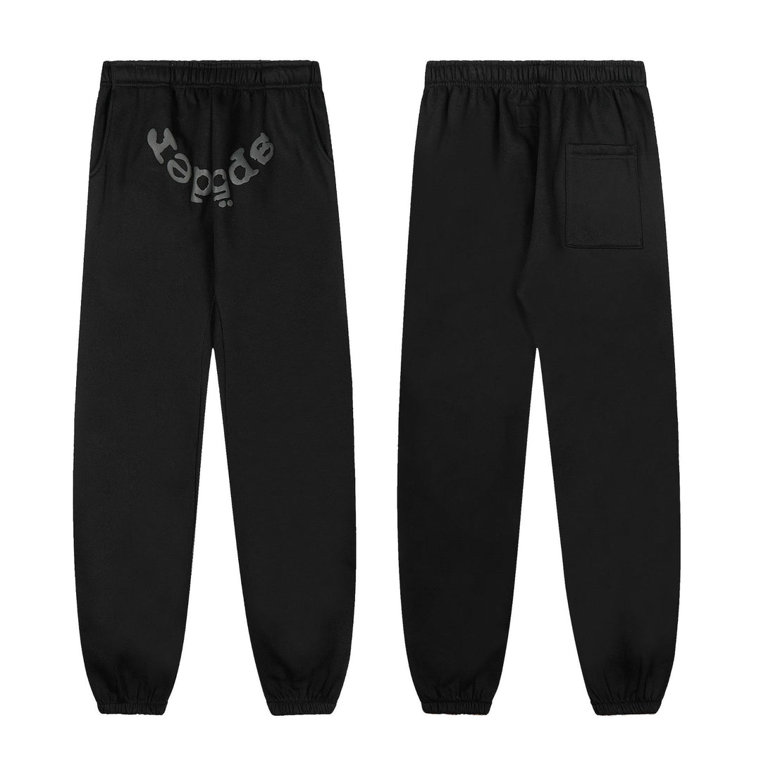 Sp5der555555 Spiderweb Foam Print Sweatshirt Set