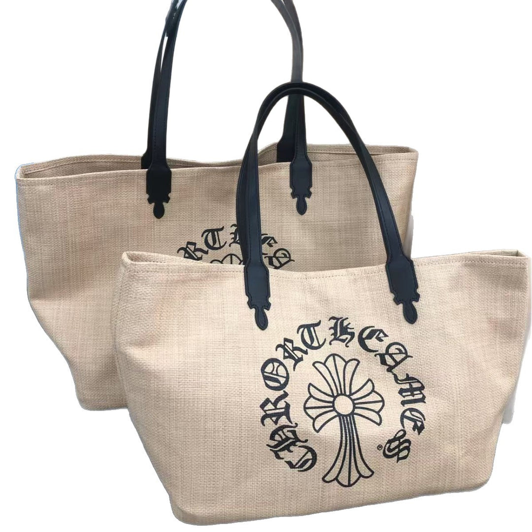 Chrome Hearts woven large capacity shoulder bag