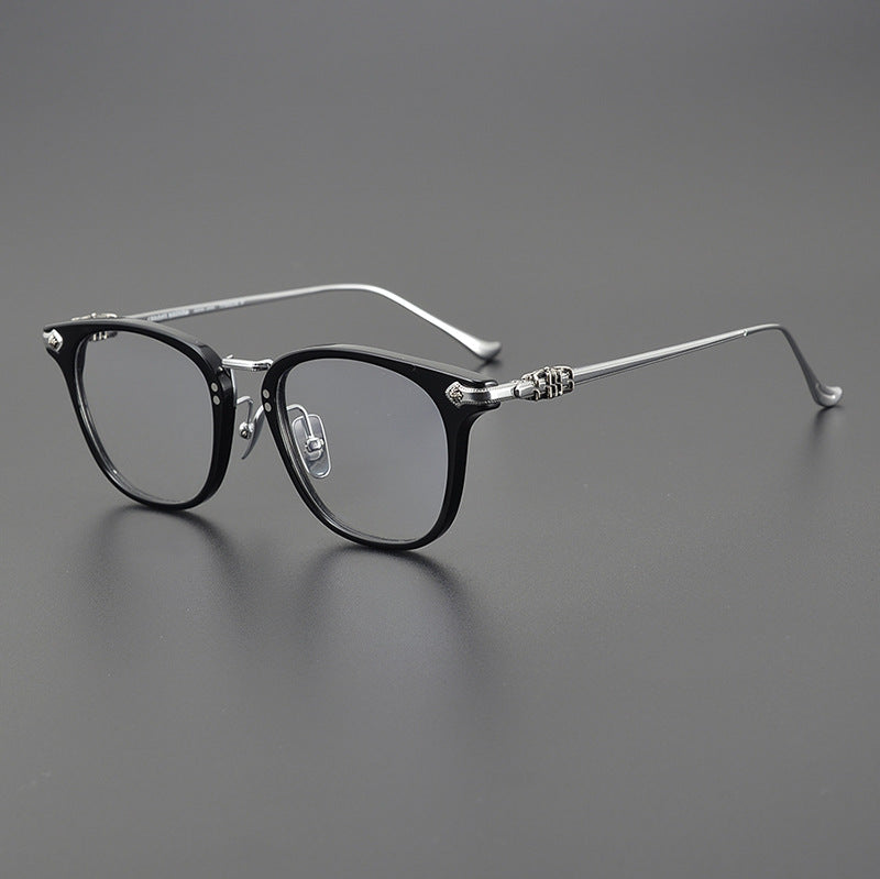 Chrome Hearts cross ultralight thin temple glasses