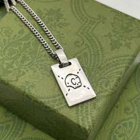 Double G necklace elf couple pendant