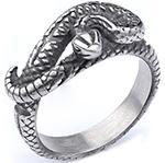 Nordic Stainless Steel Skull Ring Gothic Dark Aesthetic
