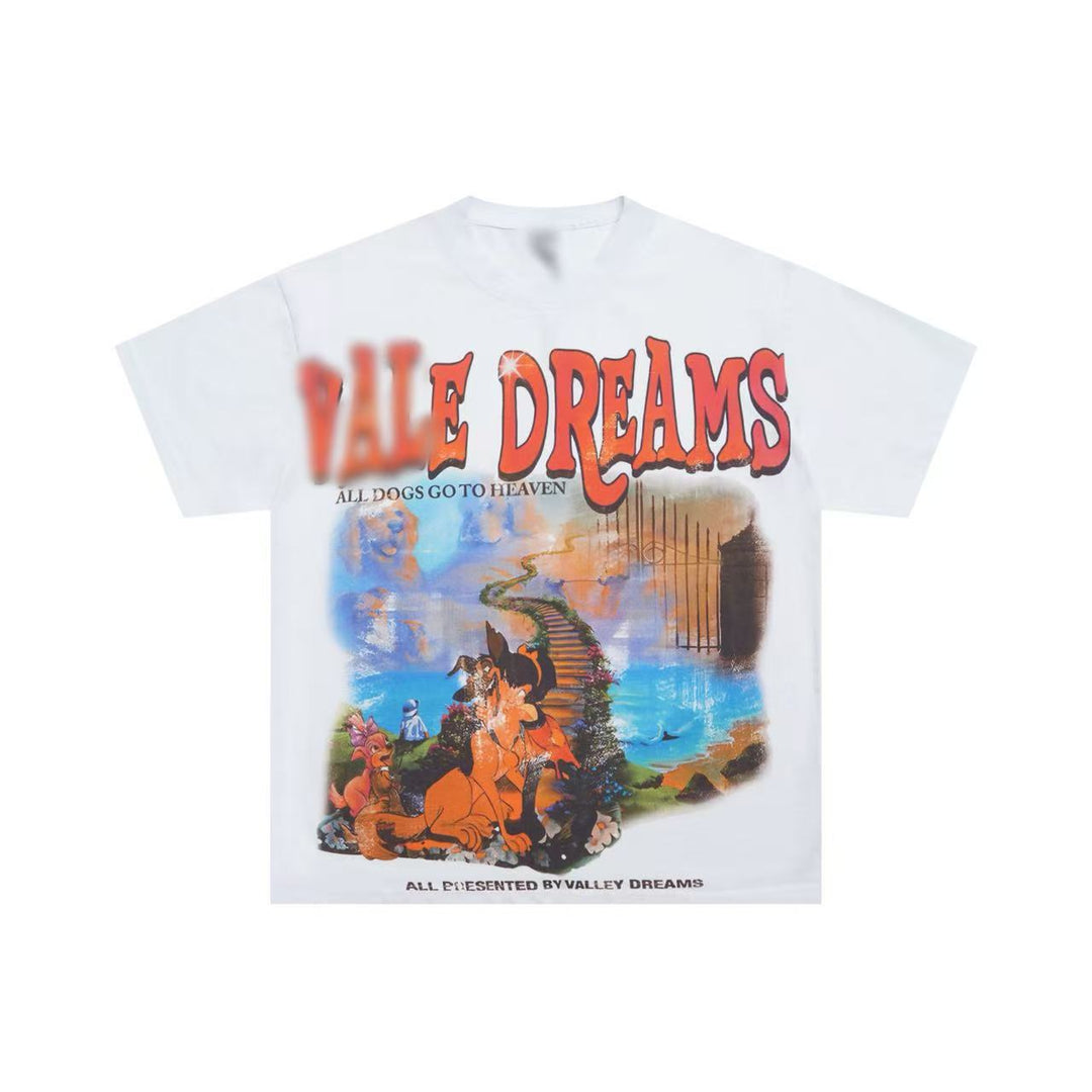 VAL Washed and Distressed Streetwear T-Shirt