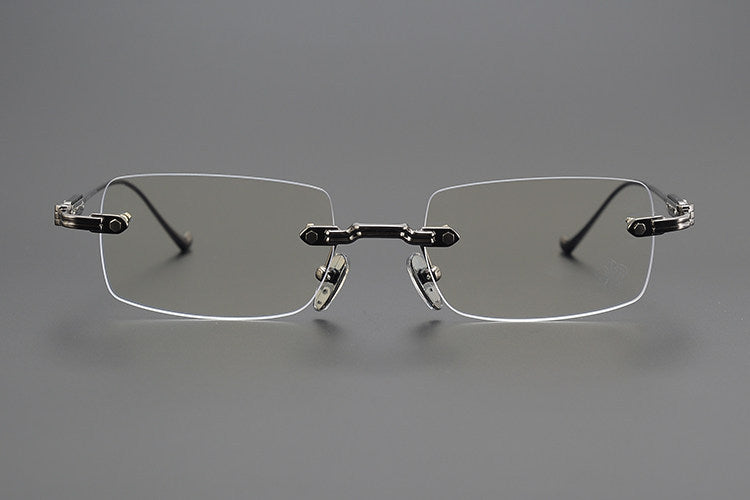Chrome Hearts Engraved Rimless Frames