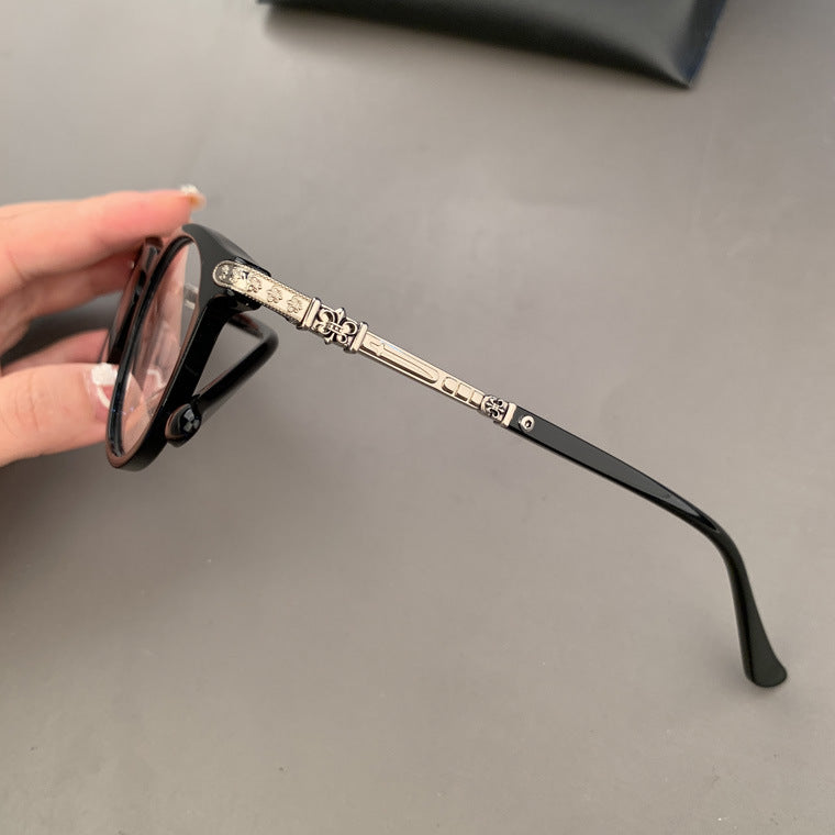 Chrome Hearts retro large frame versatile glasses