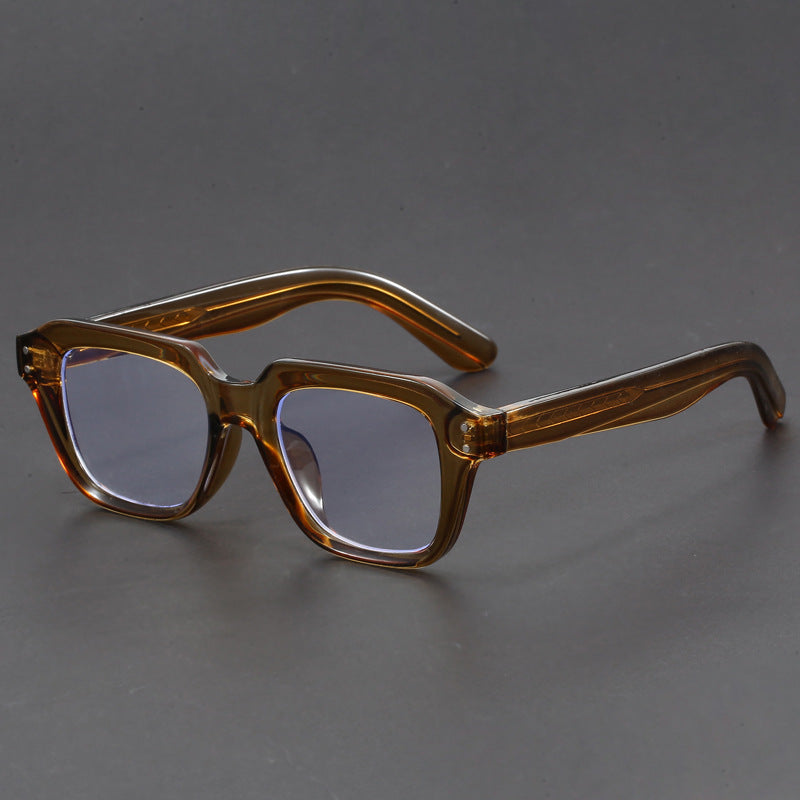 Thick Rectangular Eyeglass Frames for Wider Faces