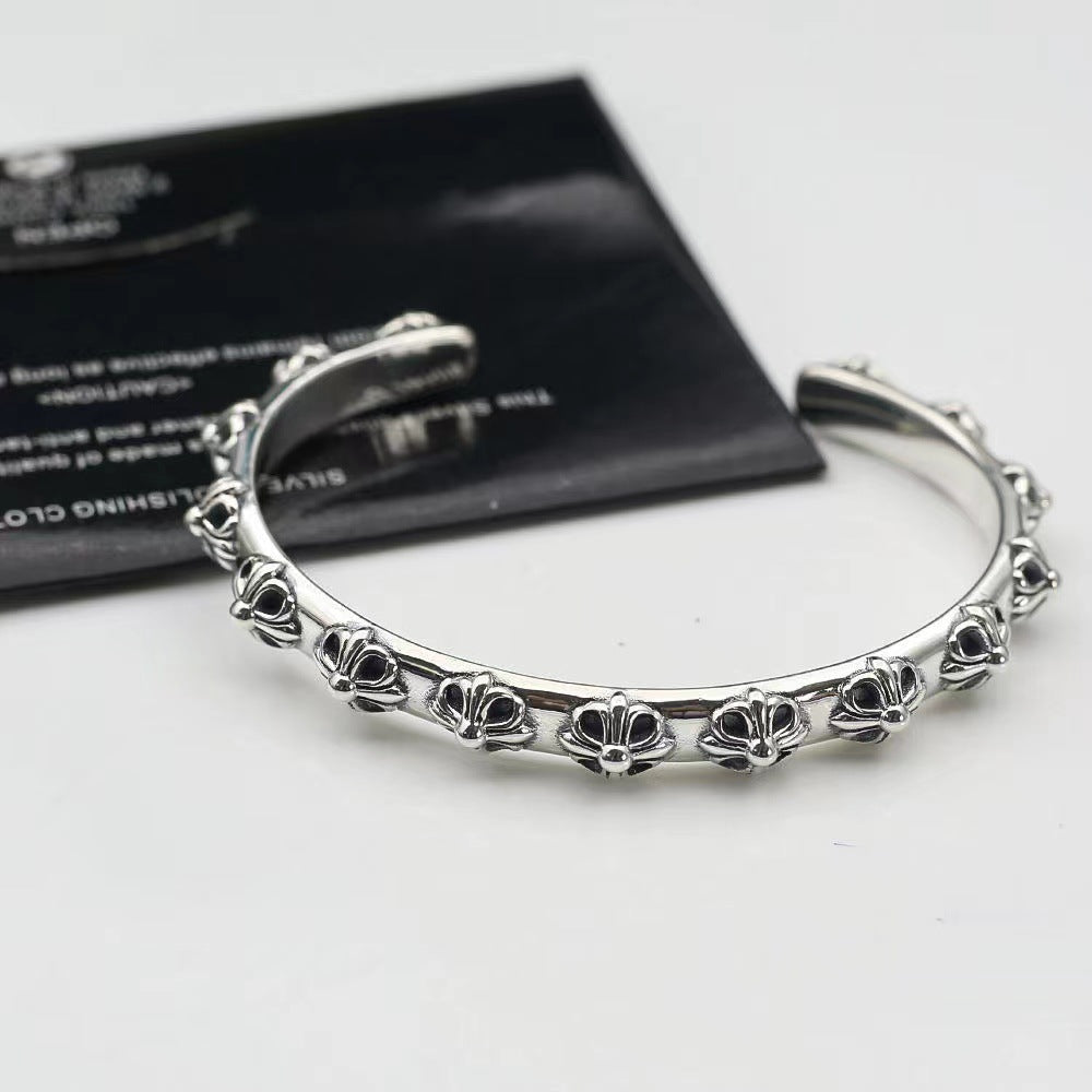 Chrome Hearts Cross Flower Adjustable Bracelet