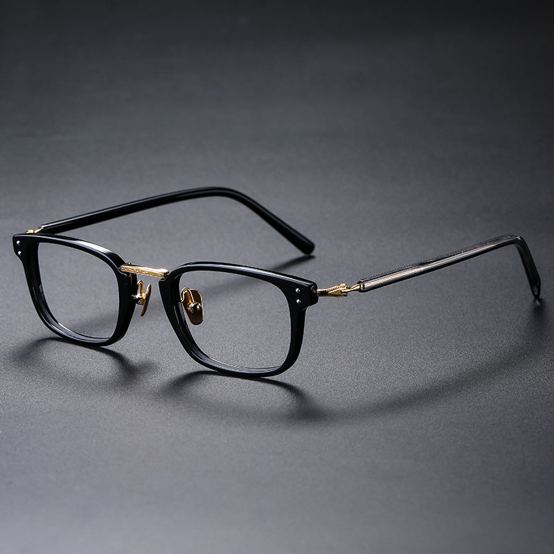 Small square retro eyeglass frames