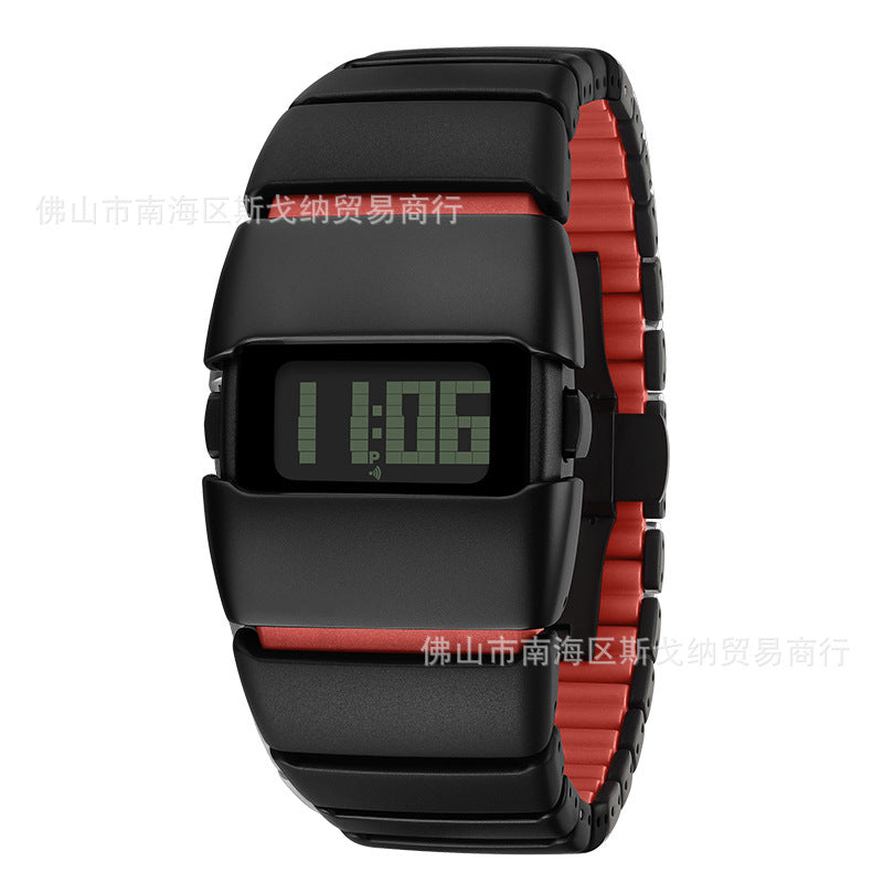 Y2K Futuristic Retro LED Digital Watch