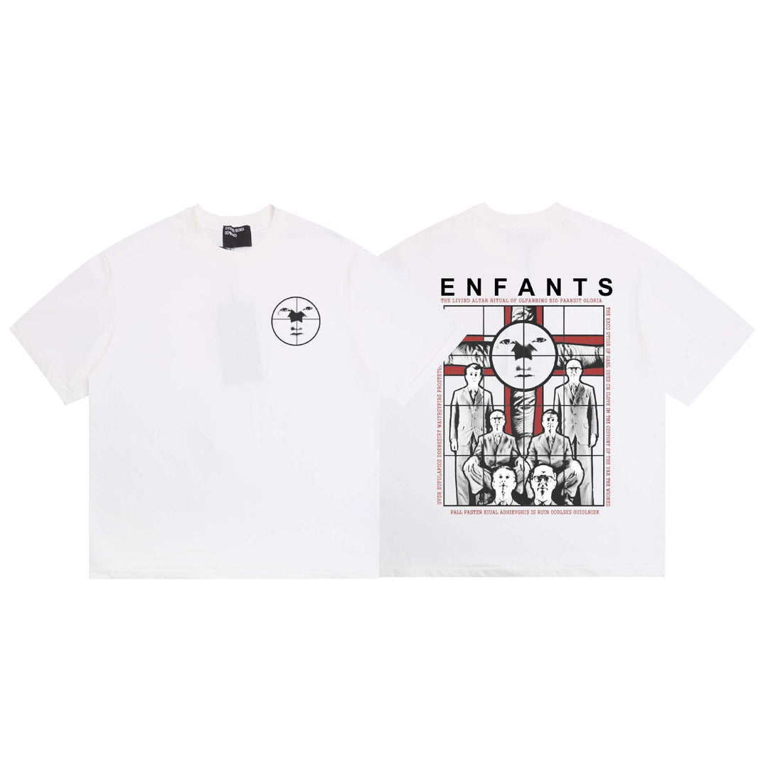 ERD Melancholy Rich Second Generation Print Short-Sleeve T-Shirt