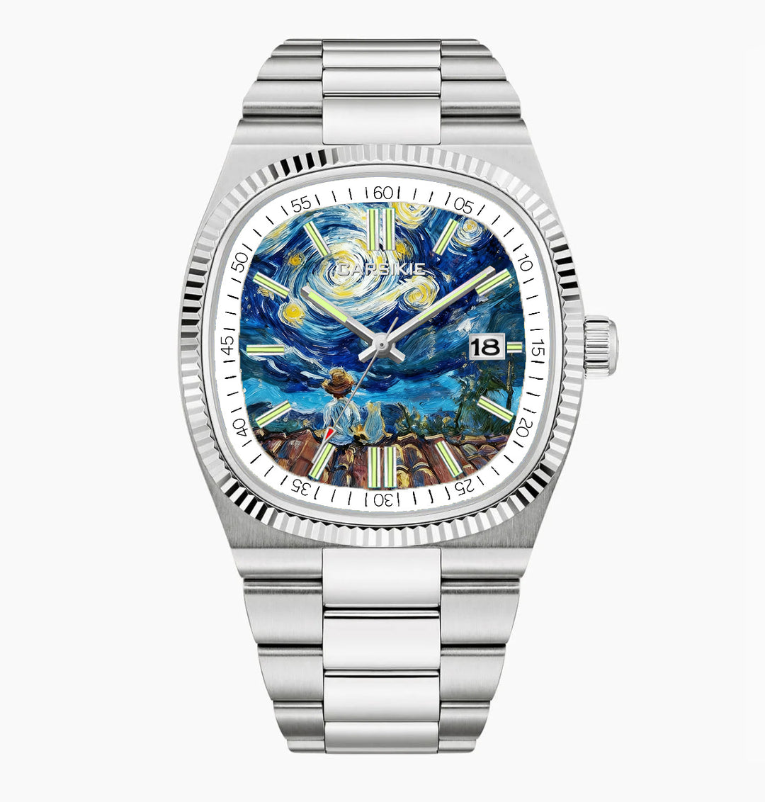 Square Cartoon-Themed Sports Watch