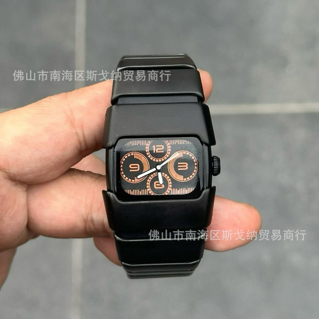 Y2K Futuristic Retro LED Digital Watch