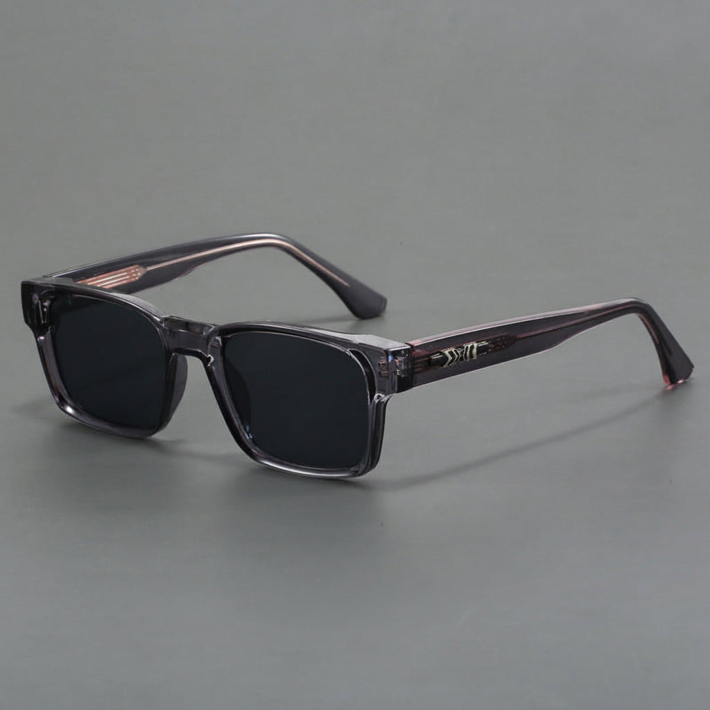 Thick-rimmed anti-blue light photochromic glasses