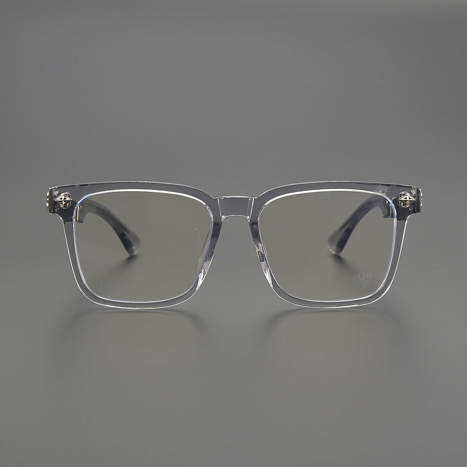Chrome Hearts Acetate Pure Titanium Square Frame Eyeglasses
