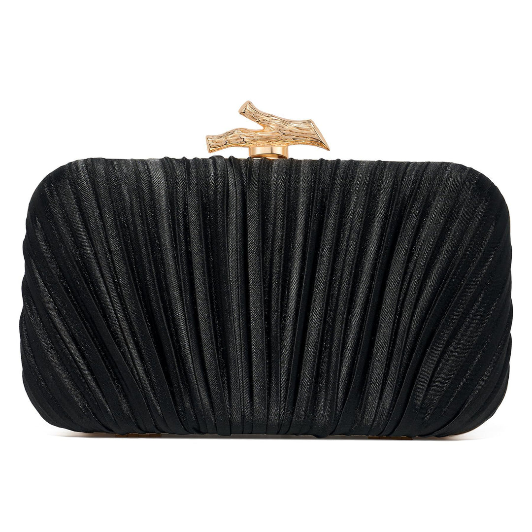 Pleated Clutch Evening Bag