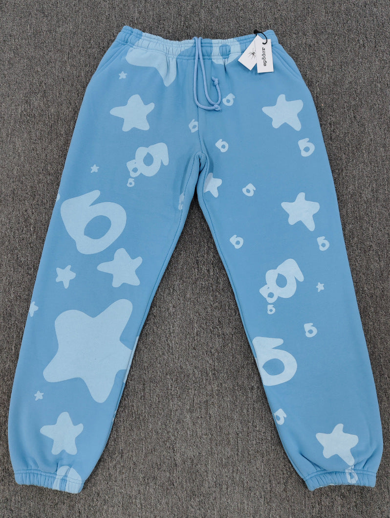 Hoodie 555555 Sp5der sweatpants and sweatshirt