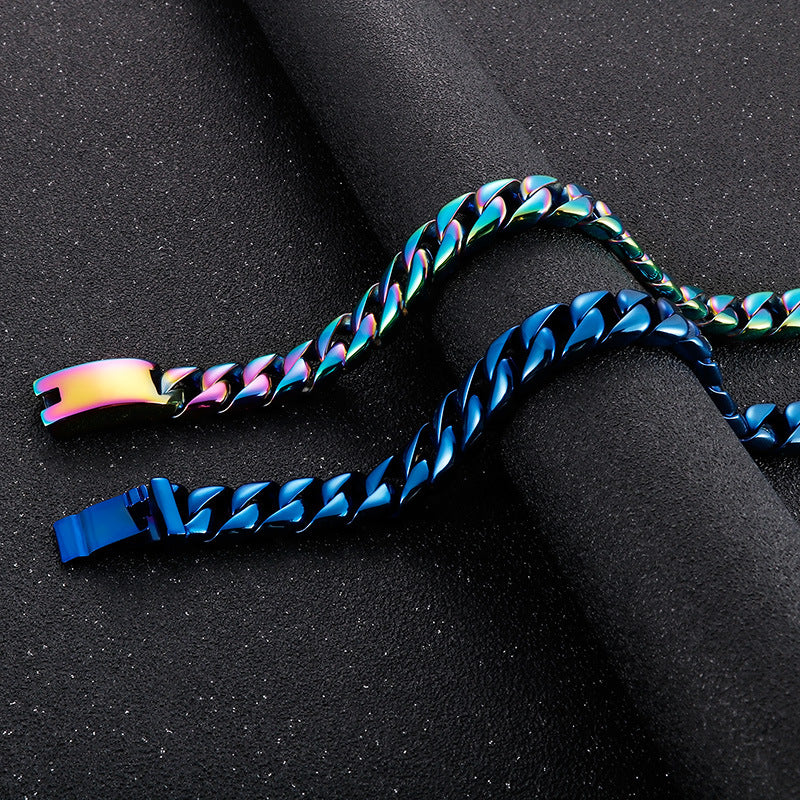Minimalist titanium steel bracelet