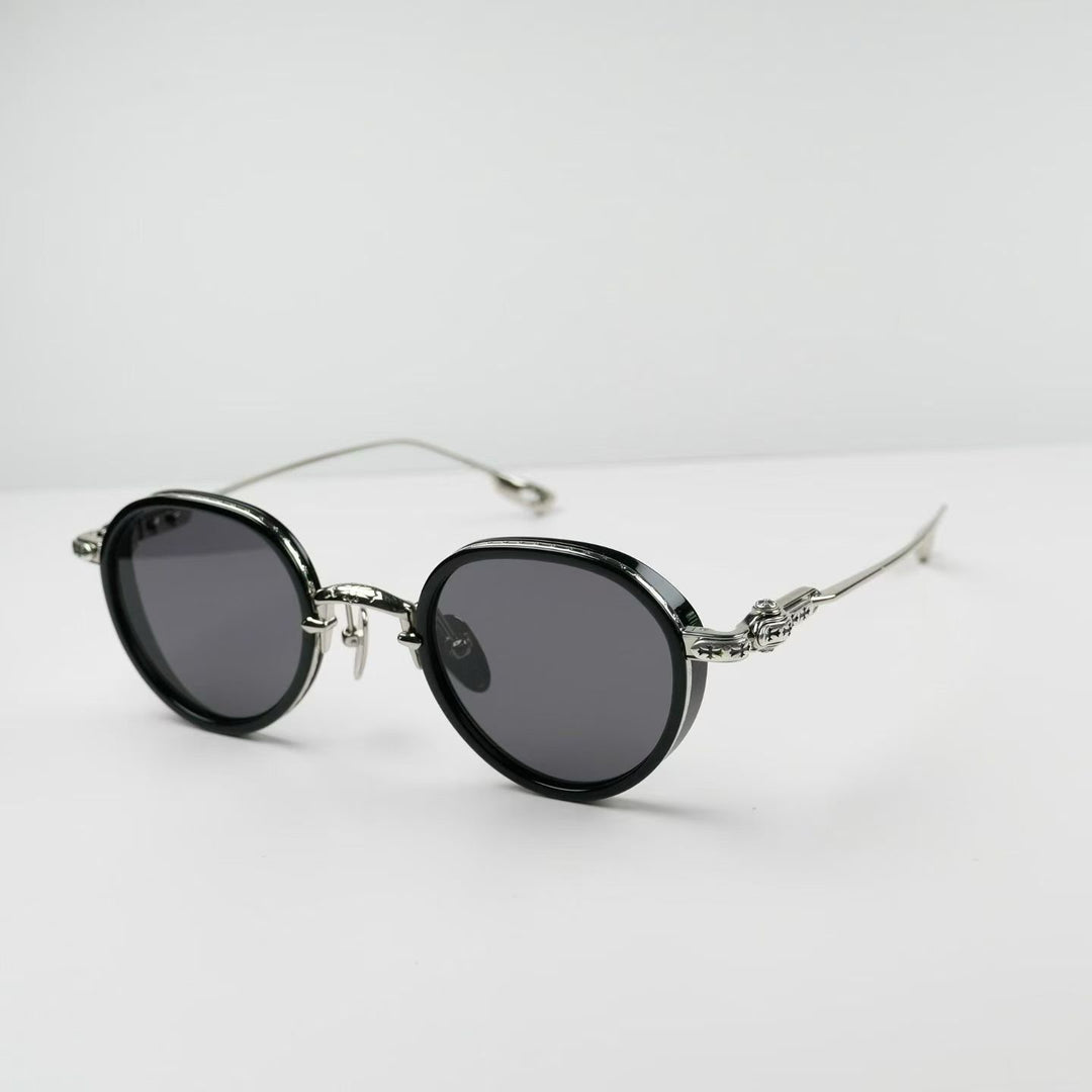 Chrome Hearts Cross-Carved Sunglasses