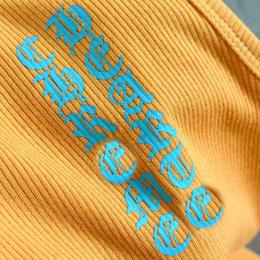 Chrome Hearts Yellow T-Style Printed Vest